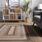 Nuloom Gwyneth Braided Stripes Indoor/Outdoor Area Rug 5ft x 8ft HJFV14A-508 - alternate 7